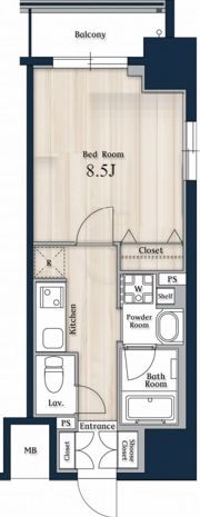 N-stage秋葉原の間取り画像