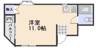 スカイコテージ三野の間取り画像