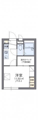 レオパレスルミエールの間取り画像