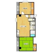 パレス江坂の間取り画像