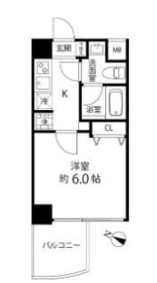 マーレ横浜白金の間取り画像