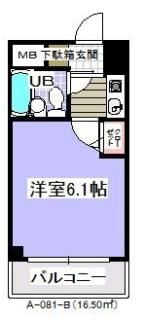 ロ－ズガーデンA81番館の間取り画像