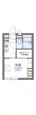 レオパレスライトハウス上田の間取り画像