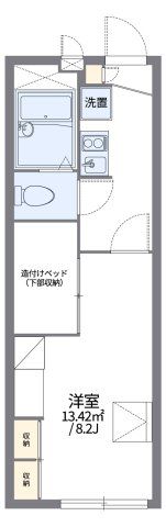 レオパレスKAZUの間取り画像
