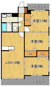 ERURISUTON KATOの間取り画像