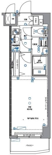 パティーナ武蔵関の間取り画像