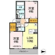 グランディール富沢 Ⅱの間取り画像