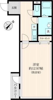 「防音マンション」（仮）サウンドフリー東池袋の間取り画像