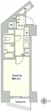 グランヴァン池袋西の間取り画像