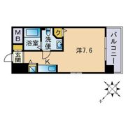 カスタリア薬院の間取り画像