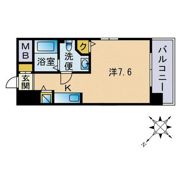カスタリア薬院の間取り画像