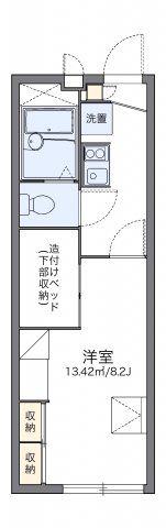 レオパレス庚午中の間取り画像