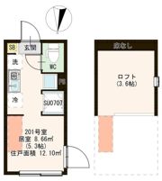 アルブル小岩の間取り画像