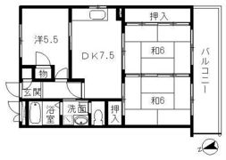 ホリデンハイツの間取り画像