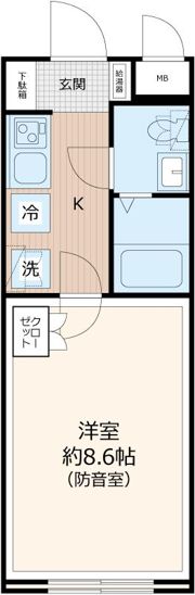 Liberte板橋本町の間取り画像