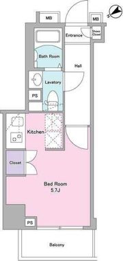 Log武蔵小山の間取り画像