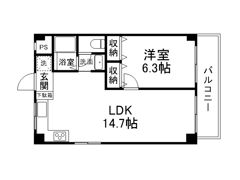 ビューライフ六甲の間取り画像