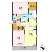 翡翠館 Ⅲの間取り画像