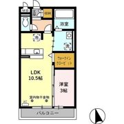 クレピスの間取り画像