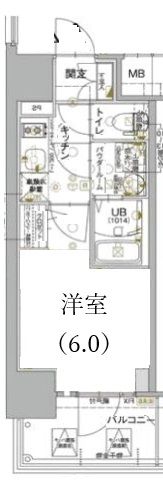 エスリード神戸兵庫駅ミッドポートの間取り画像