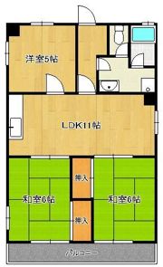 森ビルの間取り画像