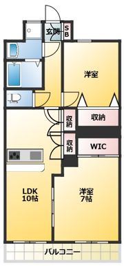 ハーミーズコート上池台の間取り画像