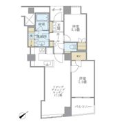 品川Vタワー タワー棟の間取り画像