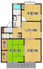 Lガーデン本城IIの間取り画像