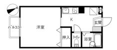 プレジールリラの間取り画像