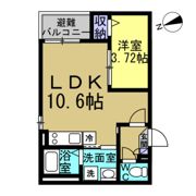 Jack kitajo Ⅰの間取り画像