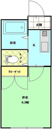 フリーダムヒル中野栄A棟の間取り画像