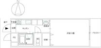 オーランド富田町の間取り画像
