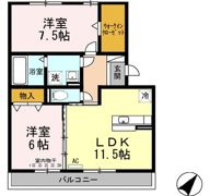 リビングタウン堀川町 A棟の間取り画像