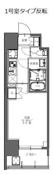 S－RESIDENCE北千住reizの間取り画像