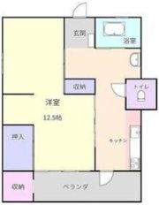 尾張旭平子ハイツの間取り画像