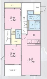 The MANOR KYODOの間取り画像