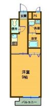 エアラウンズ桑田町の間取り画像