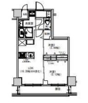 S-RESIDENCE千住大橋の間取り画像