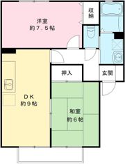 サンビレッジ東台 Cの間取り画像