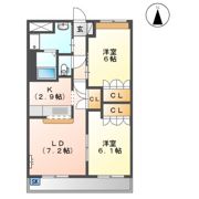 ディア フレンド KOIZUMIの間取り画像