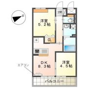 Iris（アイリス）与野本町の間取り画像