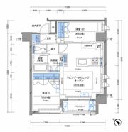 ラティエラ横濱大通り公園の間取り画像