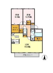 コートエスペランサ Cの間取り画像