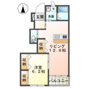 コーポ1529の間取り画像