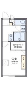 レオパレスアルシオネの間取り画像