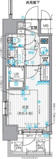 エスリード南森町ラグシスの間取り画像