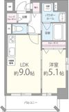 huit arbre上町台(ユイットアルブル上町台)の間取り画像