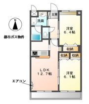 ブルージュⅡの間取り画像