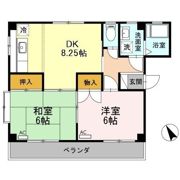 グランディア川北の間取り画像