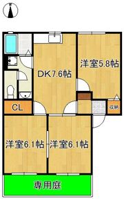 ヴェルエポック芦屋の間取り画像